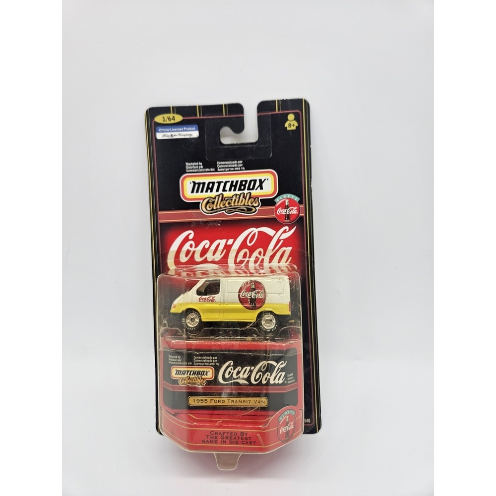 Vintage 1998 Matchbox Coca-Cola 1955 Ford Transit Van - 1:64 Diecast